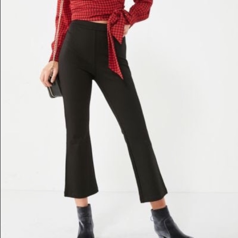 UO Silence + Noise Lola Ponte Kick Flare Pants